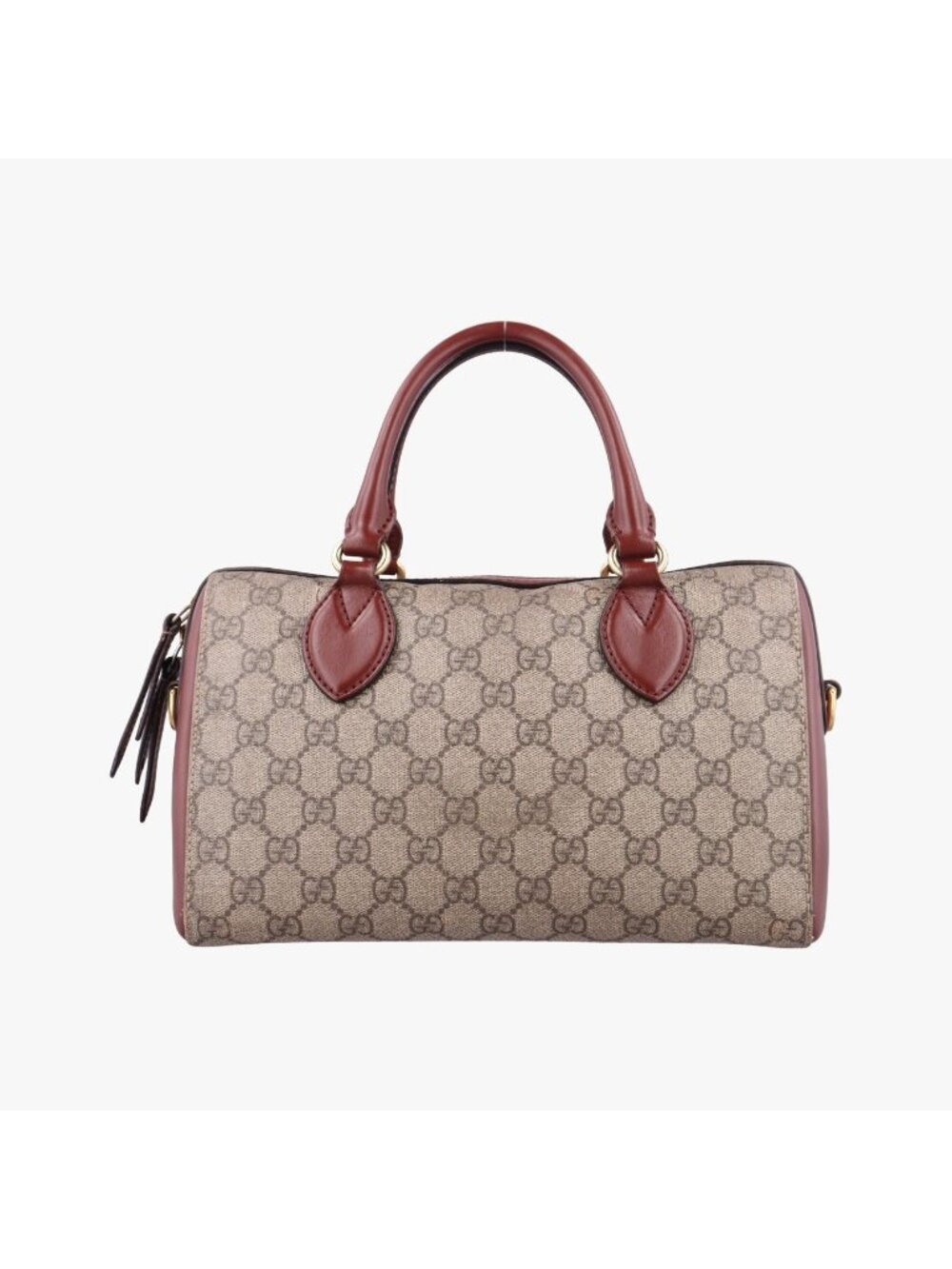Gucci GG Supreme Beige Brown Leather